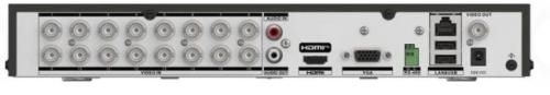 HIKVISION IDS-7216HQHI-M1/XT 16 KANAL ACUSENSE 4MP H.265 Pro+ 1x10Tb HDD 1 Kanal Ses Hibrit Kayıt Cihazı